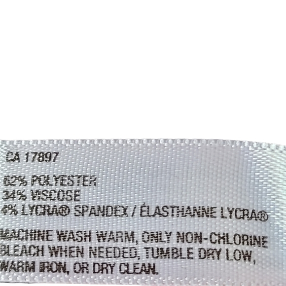 NWT Gap Sz.4 black stretch dress pants wide leg curvy fit Corpcore classic chic - Picture 6 of 9